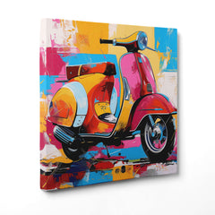 Riflessi del Tempo: La Vespa e il Mare