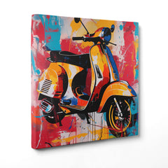 Energia Purpurea: La Vespa nell'Arte Contemporanea