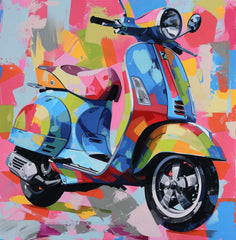 Arlecchino Motorizzato - Vespa in Patchwork