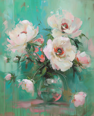 Rose Bianche - Sogno Acquamarina