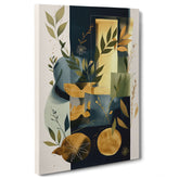 Foglie d'Oro su Velluto Blu