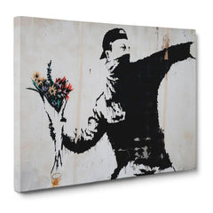Banksy - Lanciatore di Fiori