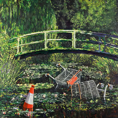 Banksy - show me the monet