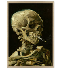Van Gogh - Teschio con sigaretta accesa