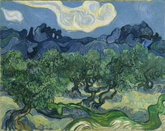Van Gogh - Ulivi con le Alpilles sullo sfondo