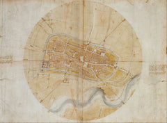 Leonardo Da Vinci - Pianta di Imola