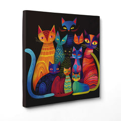 Convivio di Colori: L'Enigma Felino