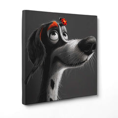 Incontro al Bivio: Il Cane e la Coccinella