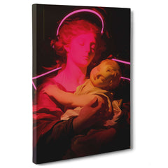 Classic Pop - Maternità Eterna in Neon Rosso