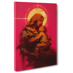 Classic Pop - Maternità in Rosso: Visione Moderna