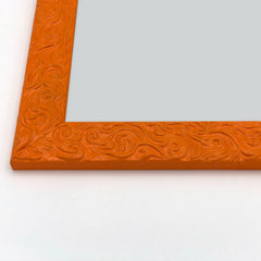 Cornice Moderna su Misura - Modello Andy colore Arancione