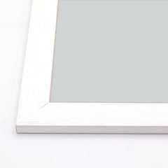 Cornice Moderna su Misura - Modello Piattina Bianco Poro Aperto