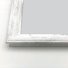 Cornice Moderna su Misura - Modello Modigliani Bianco Shabby