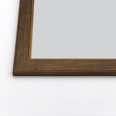 Cornice Classica su Misura - Modello Umbria Noce filo Foglia Oro