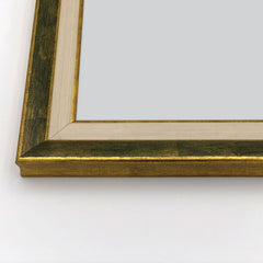 Cornice Classica su Misura - Modello Botero Foglia Oro e Verde
