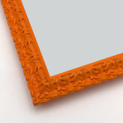 Cornice Moderna su Misura - Modello Pop Firenze colore Arancio