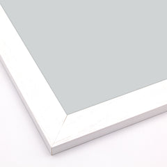 Cornice Moderna su Misura - Modello Piattina Bianco Poro Aperto