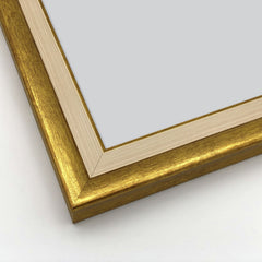 Cornice Classica su Misura - Modello Botero Foglia Oro