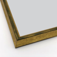 Cornice Classica su Misura - Modello Rinascimento Foglia Oro e Verde