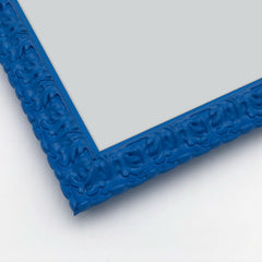 Cornice Moderna su Misura - Modello Pop Firenze colore Blu Cobalto