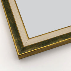 Cornice Classica su Misura - Modello Botero Foglia Oro e Verde