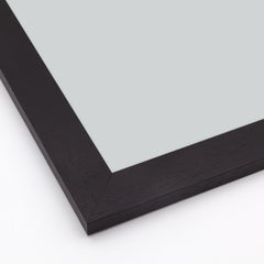 Cornice Moderna su Misura - Modello Piattina Nera Poro Aperto