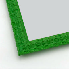 Cornice Moderna su Misura - Modello Pop Firenze colore Verde