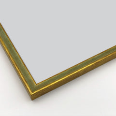 Cornice Classica su Misura - Modello Tiziano Foglia Oro e Verde