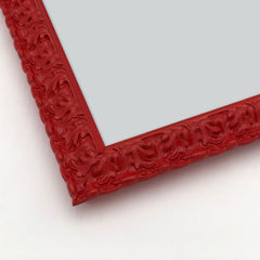 Cornice Moderna su Misura - Modello Pop Firenze colore Rosso