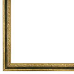 Cornice Classica su Misura - Modello Raffaello Foglia Oro e Verde