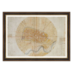 Leonardo Da Vinci - Pianta di Imola