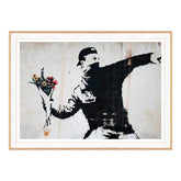 Banksy - Lanciatore di Fiori