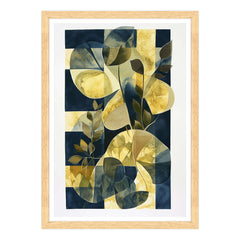 Natura Astratta in Oro e Ombra