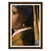 Vermeer - Dettaglio Ragazza con l'orecchino di perla