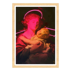 Classic Pop - Maternità Eterna in Neon Rosso