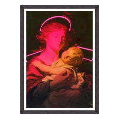 Classic Pop - Maternità Eterna in Neon Rosso