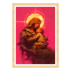 Classic Pop - Maternità in Rosso: Visione Moderna