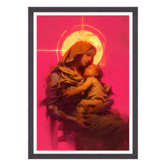 Classic Pop - Maternità in Rosso: Visione Moderna