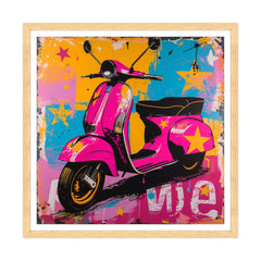 La Vespa che Sfida i Colori