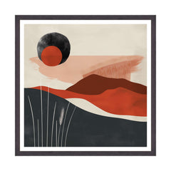 Eclipse Terrestre in Rosso Marsala