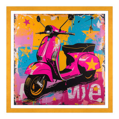 La Vespa che Sfida i Colori