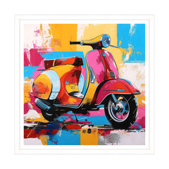 Riflessi del Tempo: La Vespa e il Mare