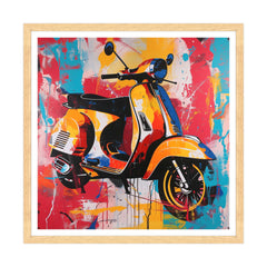 Energia Purpurea: La Vespa nell'Arte Contemporanea