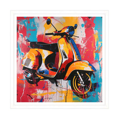 Energia Purpurea: La Vespa nell'Arte Contemporanea