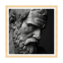 Volto del Pensiero: Ritratto di una Mente Antica