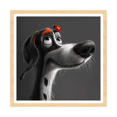 Incontro al Bivio: Il Cane e la Coccinella