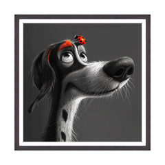 Incontro al Bivio: Il Cane e la Coccinella