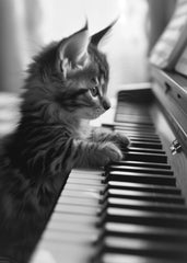 Eleganza Classica: Il Virtuoso Micio