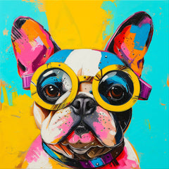 Lo Sguardo Pop del Bulldog Frenchie