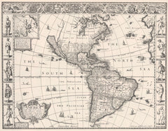 Antica Mappa America - Anno 1626 - USA